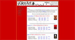 Desktop Screenshot of glenarttheatre.com