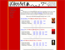 Tablet Screenshot of glenarttheatre.com